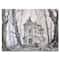 Designart - Haunted Castle In The Woods - Traditional Canvas Wall Art Print